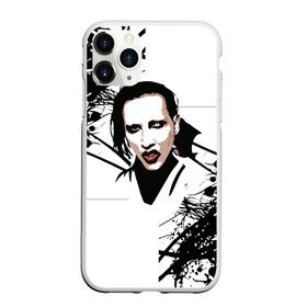 Чехол для iPhone 11 Pro Max матовый с принтом Marilyn Manson в Белгороде, Силикон |  | marilyn manson | nothing records | известность | музыка | рок группа