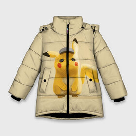 Зимняя куртка для девочек 3D с принтом Pikachu Pika Pika в Белгороде, ткань верха — 100% полиэстер; подклад — 100% полиэстер, утеплитель — 100% полиэстер. | длина ниже бедра, удлиненная спинка, воротник стойка и отстегивающийся капюшон. Есть боковые карманы с листочкой на кнопках, утяжки по низу изделия и внутренний карман на молнии. 

Предусмотрены светоотражающий принт на спинке, радужный светоотражающий элемент на пуллере молнии и на резинке для утяжки. | 