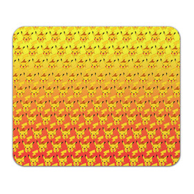 Коврик для мышки прямоугольный с принтом Pikachu Pika Pika в Белгороде, натуральный каучук | размер 230 х 185 мм; запечатка лицевой стороны | pika | pikachu | аниме | детская | детям | игры | молния | мышка | мышь | пика | пикачу | покемон | покемоны