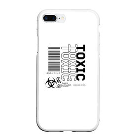 Чехол для iPhone 7Plus/8 Plus матовый с принтом Toxic World в Белгороде, Силикон | Область печати: задняя сторона чехла, без боковых панелей | 2020 | aesthetic | japan | tokyo | toxic | токио | токсик | эстетика | япония