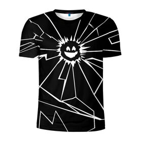 Мужская футболка 3D спортивная с принтом ЧЕРНОЕ ЗЕРКАЛО в Белгороде, 100% полиэстер с улучшенными характеристиками | приталенный силуэт, круглая горловина, широкие плечи, сужается к линии бедра | black mirror | черное зеркало