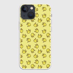 Чехол для iPhone 13 mini с принтом Стикеры пикачу в Белгороде,  |  | pokemon | pokemon go | арт | жёлтый мышонок мышь | пикачу | покемон | покемоны | рисунок