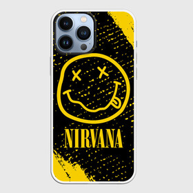 Чехол для iPhone 13 Pro Max с принтом NIRVANA   НИРВАНА в Белгороде,  |  | Тематика изображения на принте: band | cobain | face | kurt | logo | music | nirvana | rock | rocknroll | группа | кобейн | курт | лого | логотип | музыка | музыкальная | нирвана | рожица | рок | рокнролл | символ