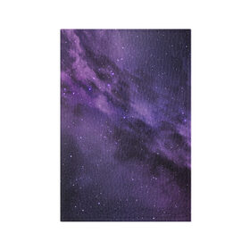 Обложка для паспорта матовая кожа с принтом Космос в Белгороде, натуральная матовая кожа | размер 19,3 х 13,7 см; прозрачные пластиковые крепления | Тематика изображения на принте: звезды | космос | минимализм | млечный путь | небо | рисунок
