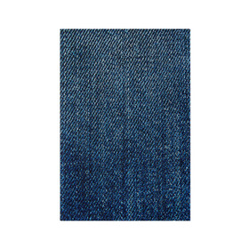 Обложка для паспорта матовая кожа с принтом Джинса в Белгороде, натуральная матовая кожа | размер 19,3 х 13,7 см; прозрачные пластиковые крепления | blue | джинса | джинсовая текстура | текстуры | цвет джинса