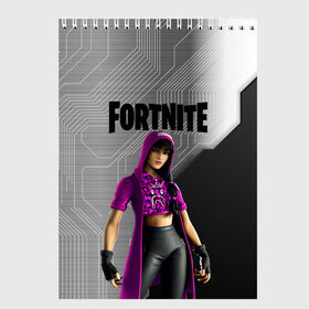 Скетчбук с принтом FORTNITE ФОРТНАЙТ 2021 в Белгороде, 100% бумага
 | 48 листов, плотность листов — 100 г/м2, плотность картонной обложки — 250 г/м2. Листы скреплены сверху удобной пружинной спиралью | 2019 | battle royale | chapter 2 | epic games | fortnite | game | season x | zombie | зомби | фортнайт