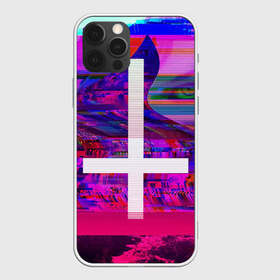 Чехол для iPhone 12 Pro Max с принтом Cross в Белгороде, Силикон |  | abstraction | color | cross | eye | glitch | neon | vanguard | view | абстракция | авангард | взгляд | глаз | глитч | крест | неон | цвет