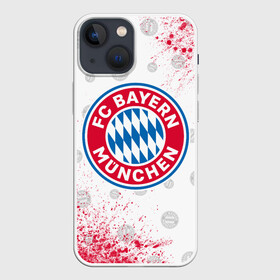 Чехол для iPhone 13 mini с принтом FC BAYERN   БАВАРИЯ в Белгороде,  |  | bayern | club | fc | footbal | logo | бавария | знак | клуб | лого | логотип | логотипы | символ | символы | форма | футбол | футбольная | футбольный