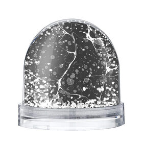 Снежный шар с принтом Черный Мрамор в Белгороде, Пластик | Изображение внутри шара печатается на глянцевой фотобумаге с двух сторон | абстракция | минимализм | мрамор | рисунок | черный мрамор
