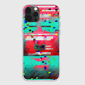 Чехол для iPhone 12 Pro Max с принтом Glitch в Белгороде, Силикон |  | abstraction | glitch | neon | vanguard | абстракция | авангард | глитч | неон