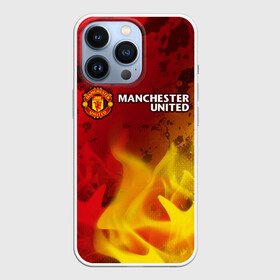 Чехол для iPhone 13 Pro с принтом MANCHESTER UNITED в Белгороде,  |  | club | footbal | logo | manchester | united | знак | клуб | лого | логотип | логотипы | манчестер | символ | символы | форма | футбол | футбольная | футбольный | юнайтед