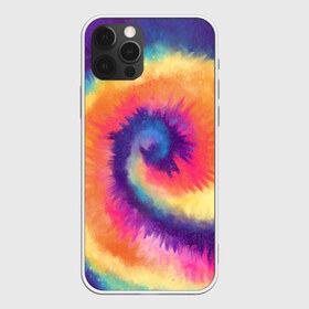 Чехол для iPhone 12 Pro Max с принтом TIE-DYE MULTICOLOR в Белгороде, Силикон |  | Тематика изображения на принте: dye | multicolor | tie | trend | акварель | брызги | градиент | дай | колор | краски | красочная | мульти | потёки | пятна | радуга | радужная | тай | тайдай | текстура | тренд | хиппи