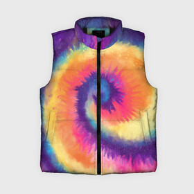 Женский жилет утепленный 3D с принтом TIE DYE MULTICOLOR в Белгороде,  |  | dye | multicolor | tie | trend | акварель | брызги | градиент | дай | колор | краски | красочная | мульти | потёки | пятна | радуга | радужная | тай | тайдай | текстура | тренд | хиппи