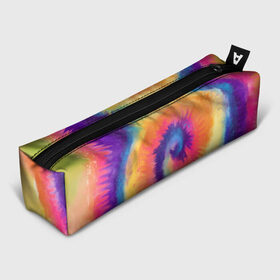 Пенал 3D с принтом TIE-DYE MULTICOLOR в Белгороде, 100% полиэстер | плотная ткань, застежка на молнии | dye | multicolor | tie | trend | акварель | брызги | градиент | дай | колор | краски | красочная | мульти | потёки | пятна | радуга | радужная | тай | тайдай | текстура | тренд | хиппи