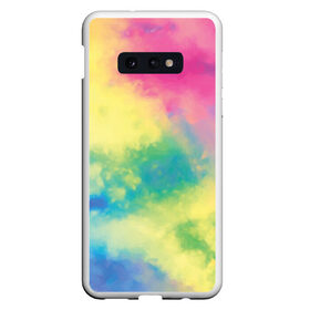 Чехол для Samsung S10E с принтом Tie-Dye в Белгороде, Силикон | Область печати: задняя сторона чехла, без боковых панелей | dye | multicolor | tie | trend | акварель | брызги | градиент | дай | колор | краски | красочная | мульти | потёки | пятна | радуга | радужная | тай | тайдай | текстура | тренд | хиппи