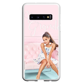 Чехол для Samsung Galaxy S10 с принтом Ariana Grande в Белгороде, Силикон | Область печати: задняя сторона чехла, без боковых панелей | Тематика изображения на принте: ariana grande | grande | music | pink | school | актриса | ариана гранде | грандэ | музыка | певица | розовый | уроки | школа