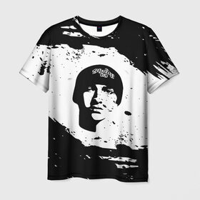 Мужская футболка 3D с принтом Eminem в Белгороде, 100% полиэфир | прямой крой, круглый вырез горловины, длина до линии бедер | 
