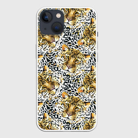 Чехол для iPhone 13 с принтом Леопард выглядывает из воды в Белгороде,  |  | gold | life | versace | vip | абстракция | богатство | в золоте | версаче | версачи | виайпи | вип | золотая | золото | кот | кошка | лев | леопард | линия | нейтральная | позолоченное | стайл | стиль | текстуры