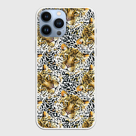 Чехол для iPhone 13 Pro Max с принтом Леопард выглядывает из воды в Белгороде,  |  | gold | life | versace | vip | абстракция | богатство | в золоте | версаче | версачи | виайпи | вип | золотая | золото | кот | кошка | лев | леопард | линия | нейтральная | позолоченное | стайл | стиль | текстуры
