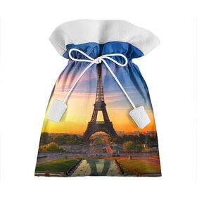 Подарочный 3D мешок с принтом Эйфелева башня в Белгороде, 100% полиэстер | Размер: 29*39 см | paris | башня | париж | франция | эйфелева башня