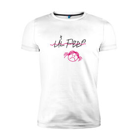 Мужская футболка хлопок Slim с принтом LIL PEEP (front & back) в Белгороде, 92% хлопок, 8% лайкра | приталенный силуэт, круглый вырез ворота, длина до линии бедра, короткий рукав | lil peep | lil peep art | logo lil peep | love | rap | альбомы | лил пип | лове | лого | логтип | любовь | музыка | музыкант | паук | певец | рэп | рэпер | скорпион