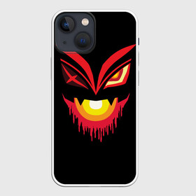 Чехол для iPhone 13 mini с принтом KILL LA KILL красный во тьме в Белгороде,  |  | anime | kill la kill | manga | аниме | демон | кил ла кил | круши кромсай | манга | убей или умри