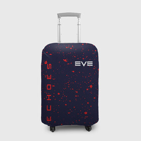 Чехол для чемодана 3D с принтом EVE ECHOES / ИВ ЭХО в Белгороде, 86% полиэфир, 14% спандекс | двустороннее нанесение принта, прорези для ручек и колес | echo | echoes | eve | game | games | logo | online | space | ев онлайн | ев эхо | еве | ив онлайн | ив эхо | игра | игры | космос | лого | логотип | логотипы | онлайн | символ | символы | эхо | эхос