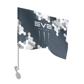 Флаг для автомобиля с принтом EVE ONLINE / ИВ ОНЛАЙН в Белгороде, 100% полиэстер | Размер: 30*21 см | echo | echoes | eve | game | games | logo | online | space | ев онлайн | ев эхо | еве | ив онлайн | ив эхо | игра | игры | космос | лого | логотип | логотипы | онлайн | символ | символы | эхо | эхос