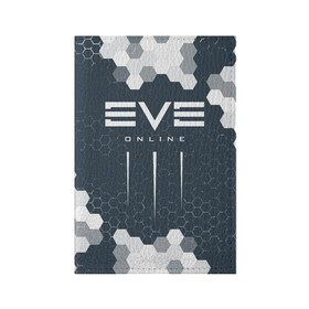Обложка для паспорта матовая кожа с принтом EVE ONLINE / ИВ ОНЛАЙН в Белгороде, натуральная матовая кожа | размер 19,3 х 13,7 см; прозрачные пластиковые крепления | echo | echoes | eve | game | games | logo | online | space | ев онлайн | ев эхо | еве | ив онлайн | ив эхо | игра | игры | космос | лого | логотип | логотипы | онлайн | символ | символы | эхо | эхос