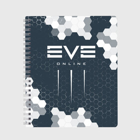 Тетрадь с принтом EVE ONLINE ИВ ОНЛАЙН в Белгороде, 100% бумага | 48 листов, плотность листов — 60 г/м2, плотность картонной обложки — 250 г/м2. Листы скреплены сбоку удобной пружинной спиралью. Уголки страниц и обложки скругленные. Цвет линий — светло-серый
 | echo | echoes | eve | game | games | logo | online | space | ев онлайн | ев эхо | еве | ив онлайн | ив эхо | игра | игры | космос | лого | логотип | логотипы | онлайн | символ | символы | эхо | эхос