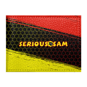 Обложка для студенческого билета с принтом SERIOUS SAM / Крутой Сэм в Белгороде, натуральная кожа | Размер: 11*8 см; Печать на всей внешней стороне | croteam | game | games | logo | sam | serious | бомба | бомбочка | игра | игры | крутой | лого | логотип | логотипы | серьезный | символ | символы | сэм
