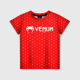 Детская футболка 3D с принтом VENUM / ВЕНУМ в Белгороде, 100% гипоаллергенный полиэфир | прямой крой, круглый вырез горловины, длина до линии бедер, чуть спущенное плечо, ткань немного тянется | dtyev | dtyfv | dtyjv | elite | mma | sport | ufc | venam | venom | venum | боевые | бойцовская | бойцовские | бойцовский | бокс | венам | веном | венум | единоборства | искусства | мма | мутгь | муьщт | спорт | спортивная