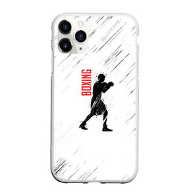 Чехол для iPhone 11 Pro Max матовый с принтом Бокс в Белгороде, Силикон |  | Тематика изображения на принте: boxing | боец | бои | бокс | боксер | единоборства | спорт | стойка | тренировка