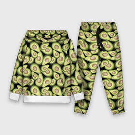 Детский костюм 3D (с толстовкой) с принтом Авокадо в Белгороде,  |  | avocado | avokado | pattern | pattern avocado | авакадо | авокадо | овокадо | патерн | патерн авокадо | паттерн | паттерн авокадо | персея | растения | рисунок | фон авокадо | фрукт | фрукты