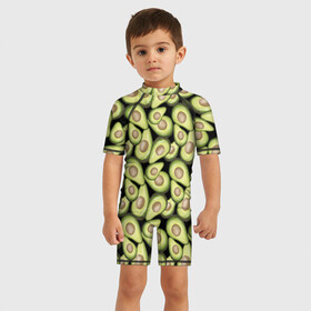 Детский купальный костюм 3D с принтом Авокадо в Белгороде, Полиэстер 85%, Спандекс 15% | застежка на молнии на спине | avocado | avokado | pattern | pattern avocado | авакадо | авокадо | овокадо | патерн | патерн авокадо | паттерн | паттерн авокадо | персея | растения | рисунок | фон авокадо | фрукт | фрукты