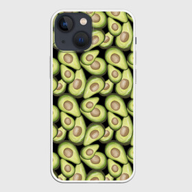 Чехол для iPhone 13 mini с принтом Авокадо в Белгороде,  |  | avocado | avokado | pattern | pattern avocado | авакадо | авокадо | овокадо | патерн | патерн авокадо | паттерн | паттерн авокадо | персея | растения | рисунок | фон авокадо | фрукт | фрукты