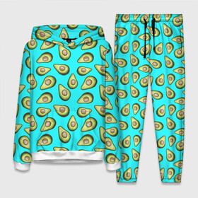 Женский костюм 3D (с толстовкой) с принтом Авокадо в Белгороде,  |  | avocado | avokado | neon | pattern | pattern avocado | авакадо | авокадо | неон | овокадо | патерн | патерн авокадо | паттерн | паттерн авокадо | персея | растения | рисунок | фон авокадо | фрукт | фрукты