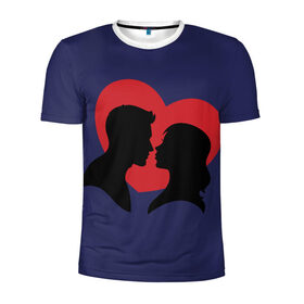Мужская футболка 3D спортивная с принтом Sexy 13 в Белгороде, 100% полиэстер с улучшенными характеристиками | приталенный силуэт, круглая горловина, широкие плечи, сужается к линии бедра | lips | влюбленным | любовь | отношения | сердца