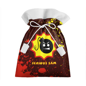 Подарочный 3D мешок с принтом SERIOUS SAM / Крутой Сэм в Белгороде, 100% полиэстер | Размер: 29*39 см | croteam | game | games | logo | sam | serious | бомба | бомбочка | игра | игры | крутой | лого | логотип | логотипы | серьезный | символ | символы | сэм