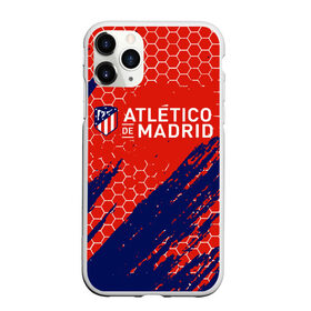 Чехол для iPhone 11 Pro Max матовый с принтом ATLETICO MADRID. в Белгороде, Силикон |  | Тематика изображения на принте: 