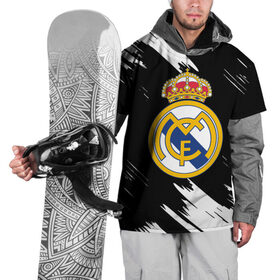 Накидка на куртку 3D с принтом REAL MADRID. в Белгороде, 100% полиэстер |  | Тематика изображения на принте: 