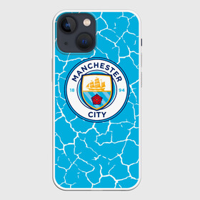 Чехол для iPhone 13 mini с принтом MANCHESTER CITY. в Белгороде,  |  | fc | football | football club | manchester city | sport | манчестер сити | спорт | спортивные | униформа | фирменные цвета | фк | футбол | футбольный клуб