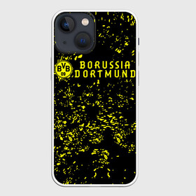 Чехол для iPhone 13 mini с принтом BORUSSIA. в Белгороде,  |  | borussia | fc | football | football club | sport | боруссия | спорт | спортивные | униформа | фирменные цвета | фк | футбол | футбольный клуб