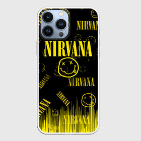 Чехол для iPhone 13 Pro Max с принтом Nirvana. в Белгороде,  |  | music | nirvana | rock | smile | американская рок группа | гранж | известные личности | крист новоселич | курт кобейн | музыка | музыканты | нирвана | панк рок | певцы | рок | смайл | хард рок | хэви металл