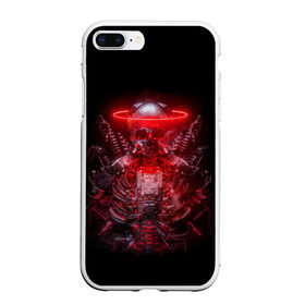 Чехол для iPhone 7Plus/8 Plus матовый с принтом Digital Skeleton | 1.1 в Белгороде, Силикон | Область печати: задняя сторона чехла, без боковых панелей | Тематика изображения на принте: cool | cyborg | decoration | fashion | fear | ghost | halloween | head | horror | robot | skeleton | skull | technology | голова | киборг | круто | мода | призрак | робот | скелет | технологии | ужас | украшение | хеллоуин | череп