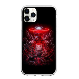 Чехол для iPhone 11 Pro Max матовый с принтом Digital Skeleton | 1.1 в Белгороде, Силикон |  | Тематика изображения на принте: cool | cyborg | decoration | fashion | fear | ghost | halloween | head | horror | robot | skeleton | skull | technology | голова | киборг | круто | мода | призрак | робот | скелет | технологии | ужас | украшение | хеллоуин | череп