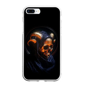Чехол для iPhone 7Plus/8 Plus матовый с принтом Golden skull | 1.1 в Белгороде, Силикон | Область печати: задняя сторона чехла, без боковых панелей | cool | cyborg | decoration | fashion | fear | ghost | halloween | head | horror | robot | skeleton | skull | technology | голова | киборг | круто | мода | призрак | робот | скелет | технологии | ужас | украшение | хеллоуин | череп