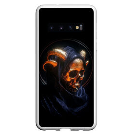 Чехол для Samsung Galaxy S10 с принтом Golden skull | 1.1 в Белгороде, Силикон | Область печати: задняя сторона чехла, без боковых панелей | Тематика изображения на принте: cool | cyborg | decoration | fashion | fear | ghost | halloween | head | horror | robot | skeleton | skull | technology | голова | киборг | круто | мода | призрак | робот | скелет | технологии | ужас | украшение | хеллоуин | череп