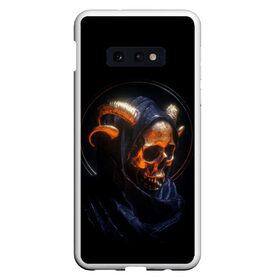 Чехол для Samsung S10E с принтом Golden skull | 1.1 в Белгороде, Силикон | Область печати: задняя сторона чехла, без боковых панелей | Тематика изображения на принте: cool | cyborg | decoration | fashion | fear | ghost | halloween | head | horror | robot | skeleton | skull | technology | голова | киборг | круто | мода | призрак | робот | скелет | технологии | ужас | украшение | хеллоуин | череп