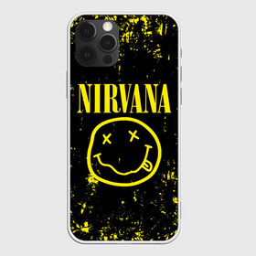 Чехол для iPhone 12 Pro Max с принтом Nirvana в Белгороде, Силикон |  | Тематика изображения на принте: music | nirvana | rock | smile | американская рок группа | гранж | известные личности | крист новоселич | курт кобейн | музыка | музыканты | нирвана | панк рок | певцы | рок | смайл | хард рок | хэви металл
